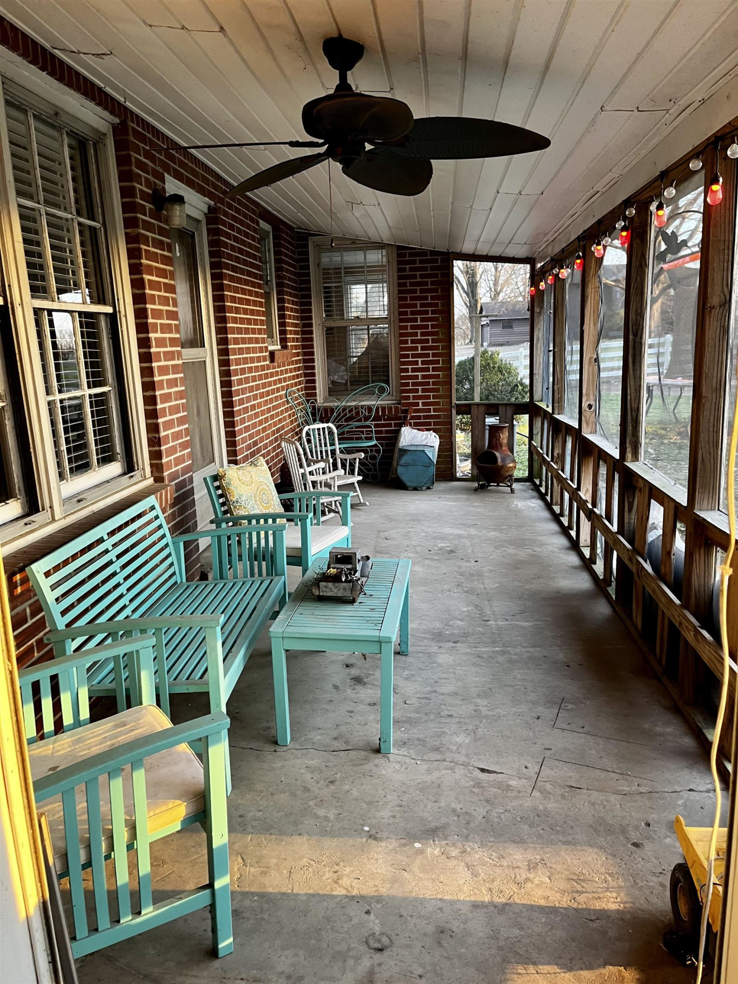 619 South Trenton Street Rutherford, TN 38369 - Photo 17 of 22 a view of a porch with furniture and floor to ceiling window