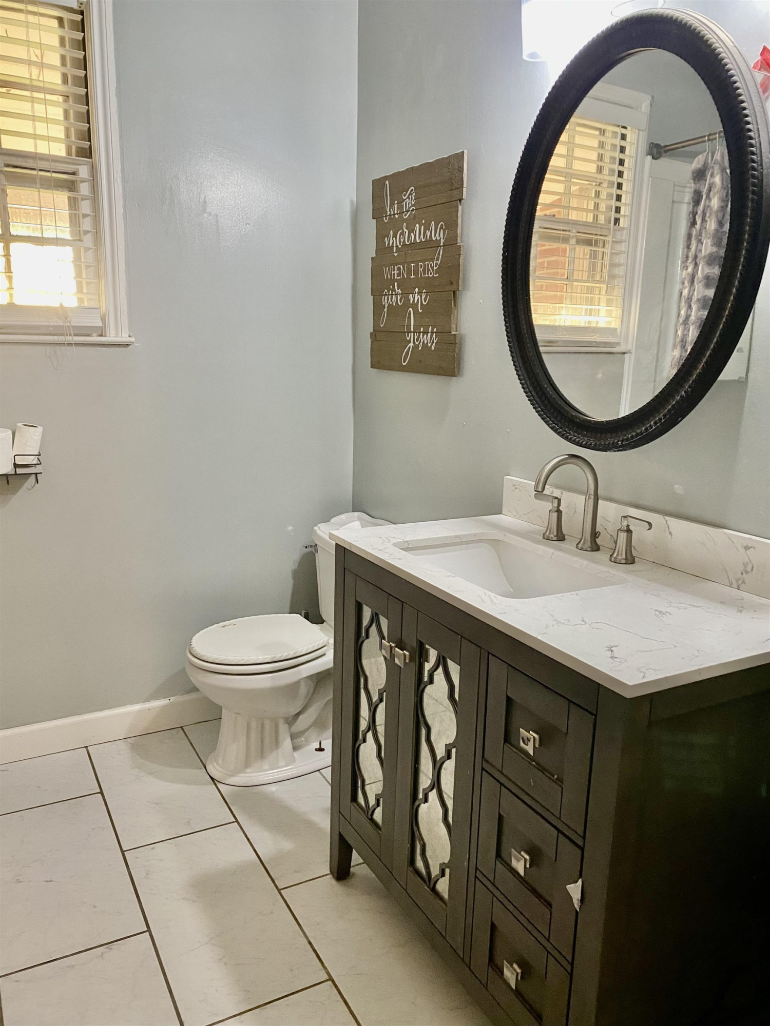 619 South Trenton Street Rutherford, TN 38369 - Photo 10 of 22 a bathroom with a sink mirror and toilet