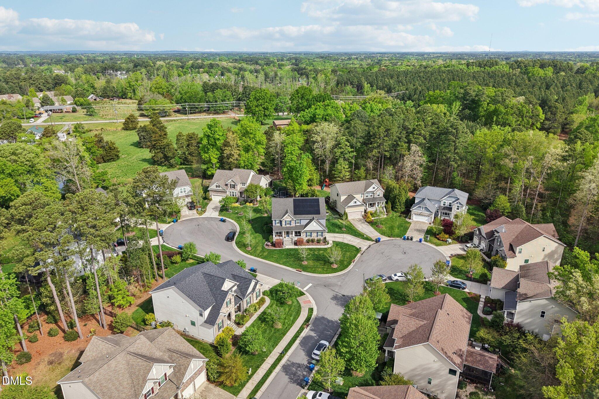 203 Hico Way Durham, NC 27703 - Photo 57 of 62 an aerial view of a house with outdoor space