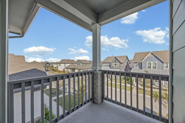 a view of a porch with a backyard