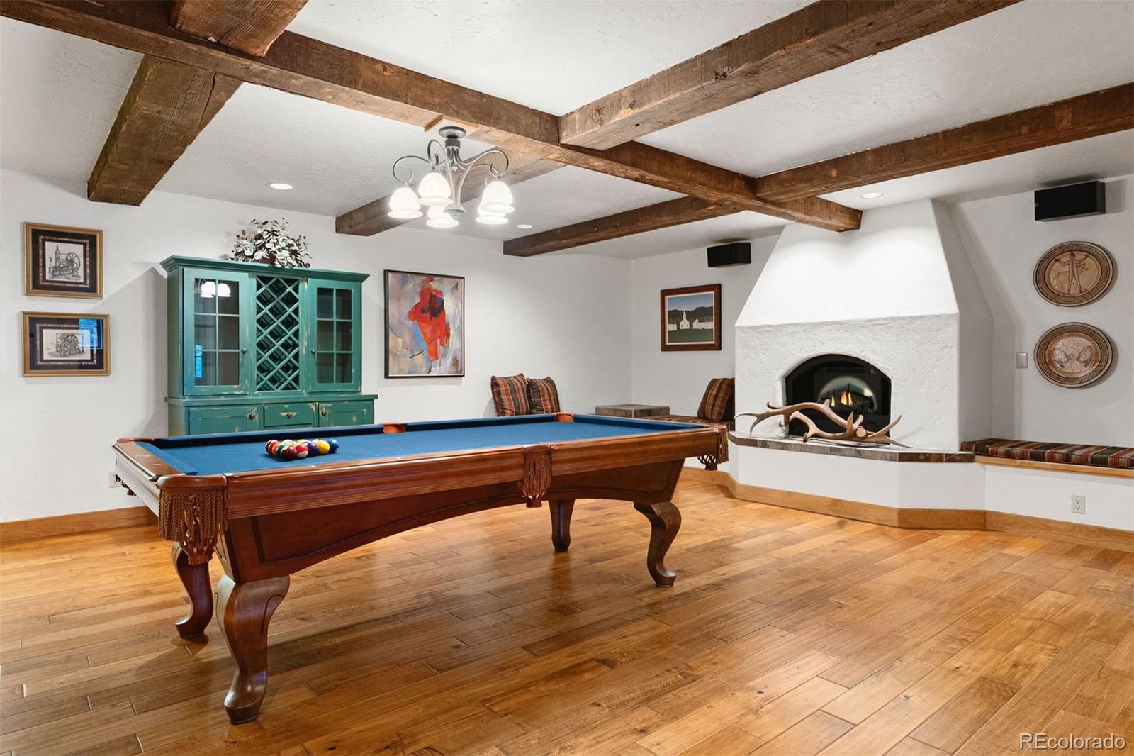80 Elk Crossing Lane Evergreen, CO 80439 - Photo 40 of 49 a room with pool table and windows