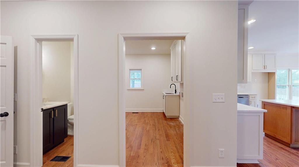 66 Highland Drive Jefferson, GA 30549 - Photo 21 of 63 a view of a kitchen from the hallway