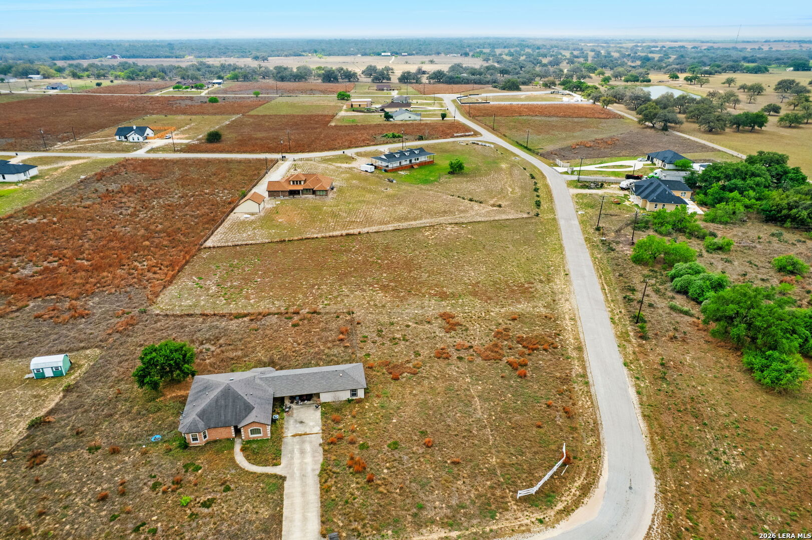 215 Mustang Ridge Natalia, TX 78059 - Photo 9 of 17 an aerial view of residential houses with outdoor space