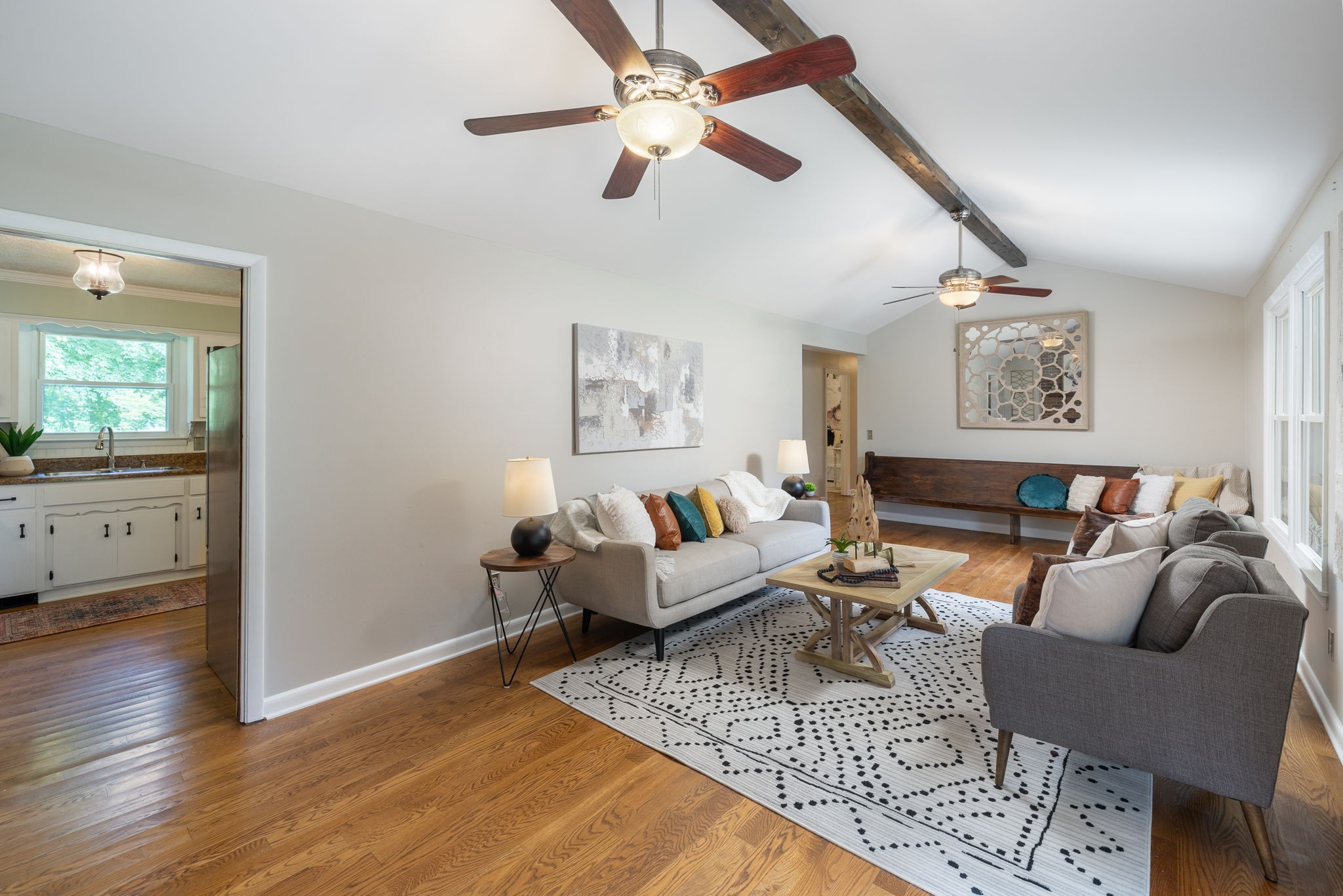 4203 Martins Chapel Road Springfield, TN 37172 - Photo 14 of 52 a living room with furniture and a large window