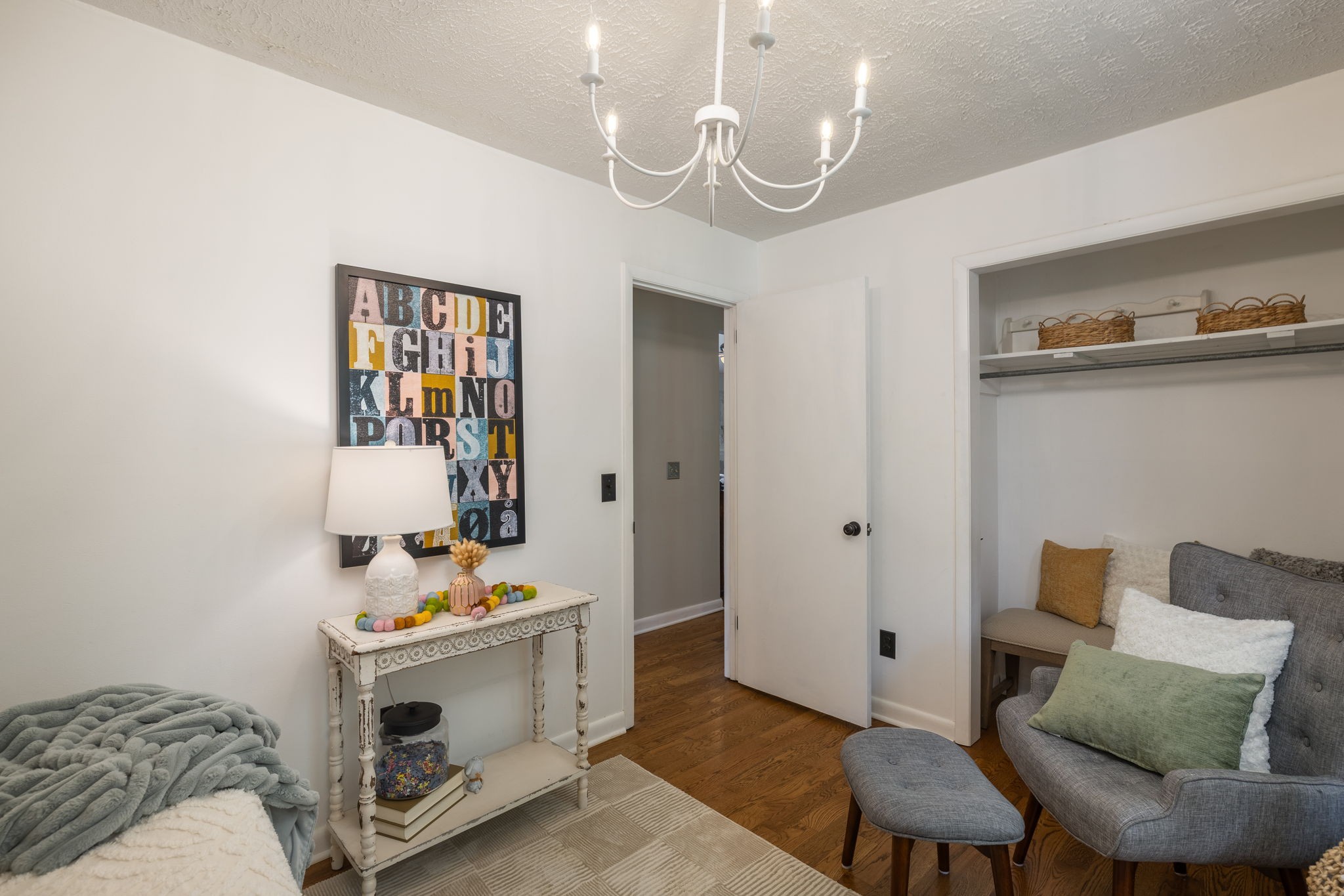 4203 Martins Chapel Road Springfield, TN 37172 - Photo 27 of 52 a room with furniture and a chandelier fan