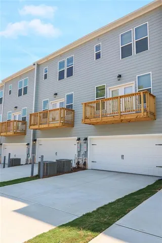 a view of a building with many windows