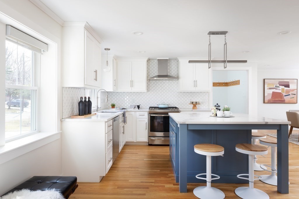 34 Fairbanks Road Lexington, MA 02421 - Photo 4 of 36 a kitchen with a sink and stove