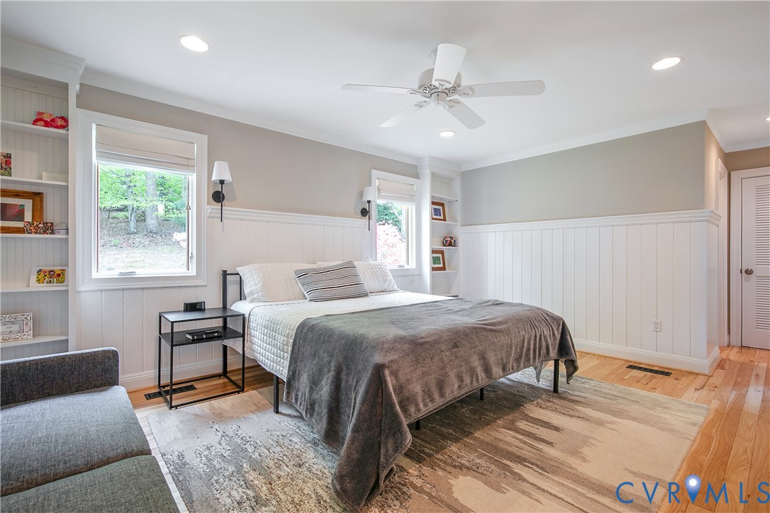 3111 Middlewood Road Midlothian, VA 23113 - Photo 20 of 45 Bedroom featuring light wood-finish flooring, whit