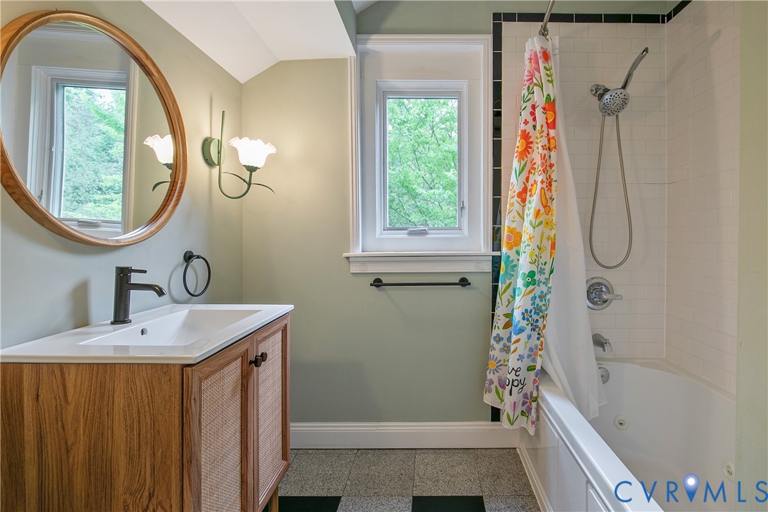 3111 Middlewood Road Midlothian, VA 23113 - Photo 33 of 45 Bathroom featuring a wood-finish vanity with an in