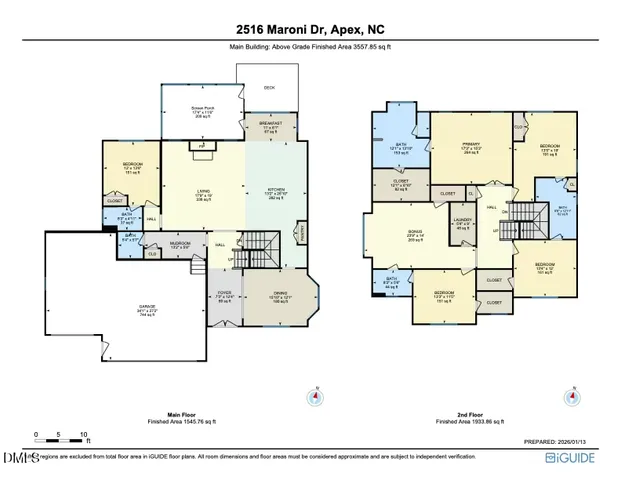 $1,425,000 | 2516 Maroni Drive, Apex, NC 27502