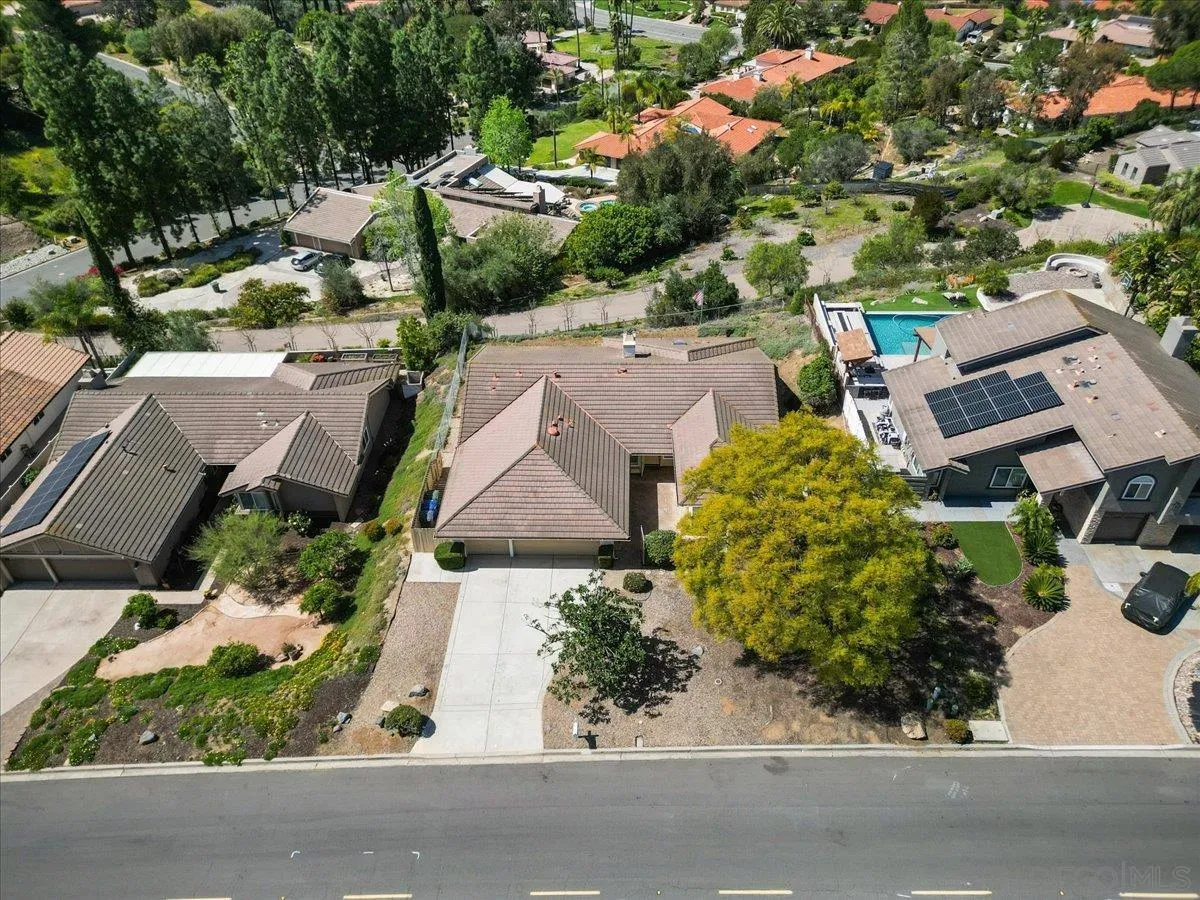 17526 St Andrews Drive Poway, CA 92064 - Photo 49 of 55 an aerial view of residential houses with outdoor space
