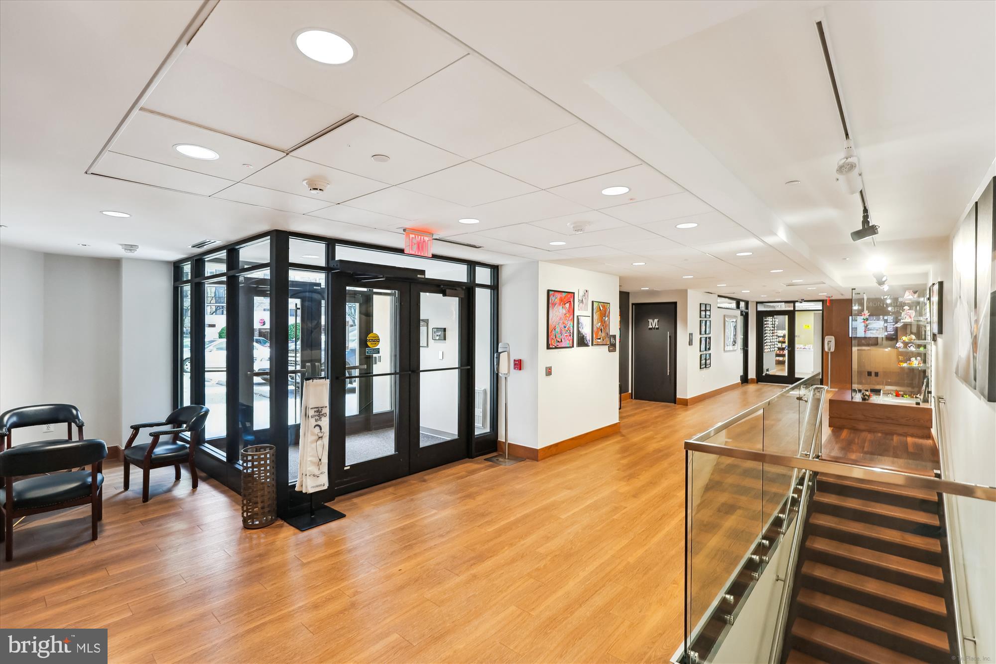 5904 Mt Eagle Drive, Unit 1109 Alexandria, VA 22303 - Photo 25 of 43 a view of livingroom with furniture and staircase
