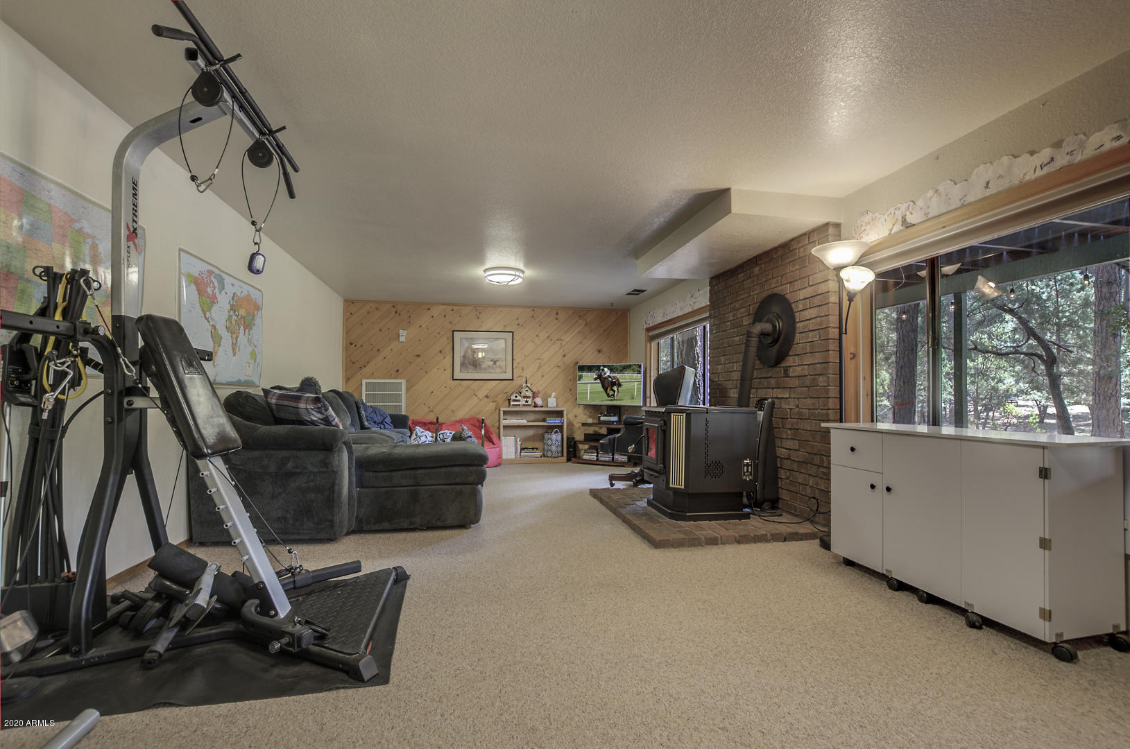 8143 Ralls Drive Strawberry, AZ 85544 - Photo 39 of 74 Lower level family room