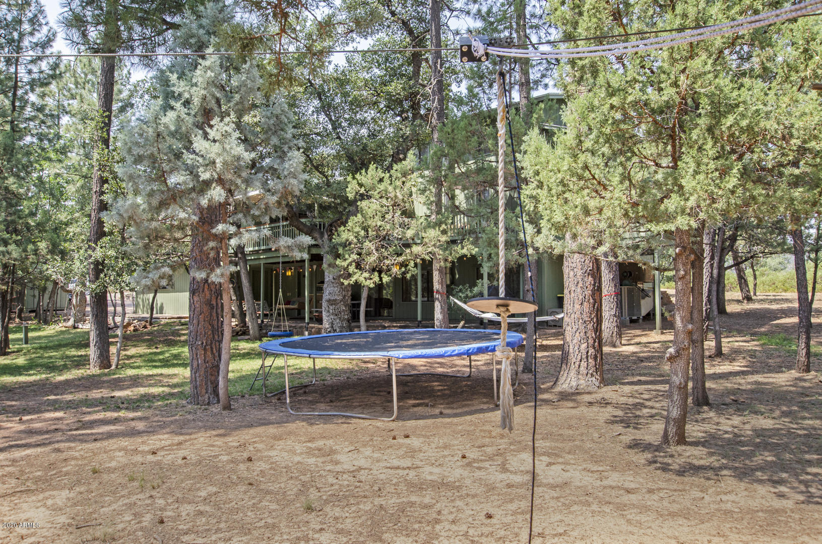 8143 Ralls Drive Strawberry, AZ 85544 - Photo 57 of 74 Backyard - trampoline