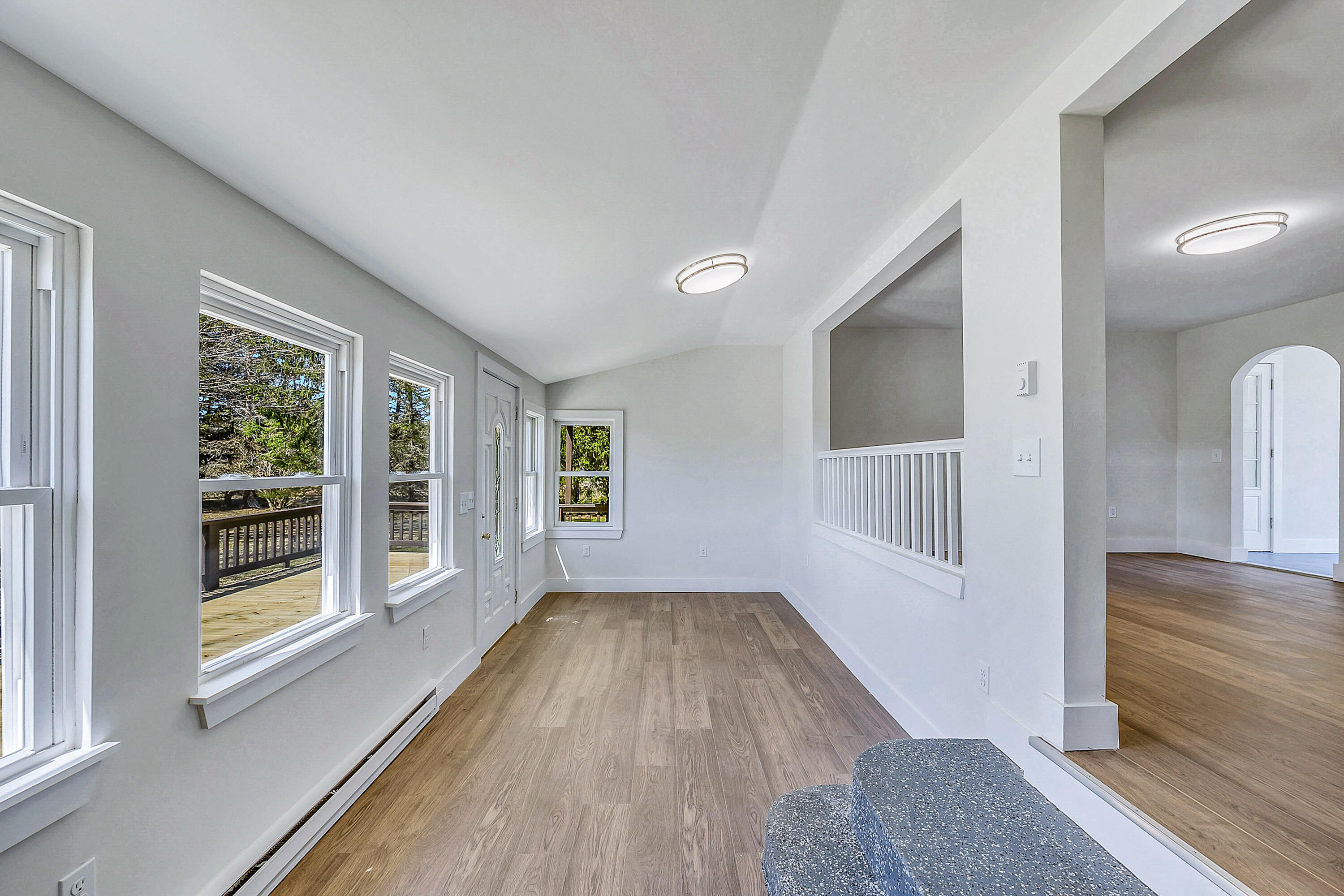 1066 Cottontail Road Long Pond, PA 18334 - Photo 6 of 58 wooden floor in an empty room with a window