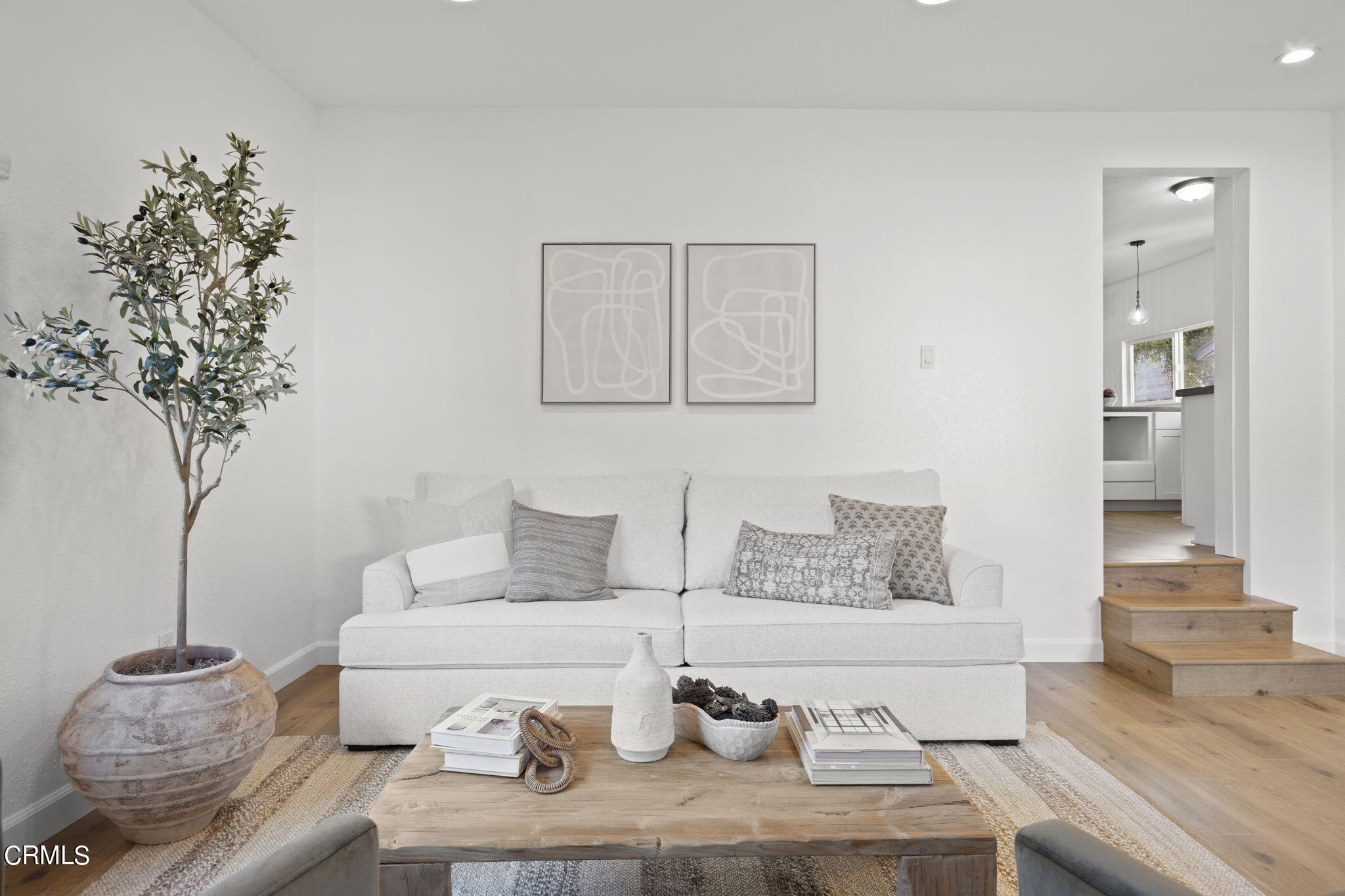 370 Prospect Street Oak View, CA 93022 - Photo 18 of 46 a living room with furniture and a potted plant