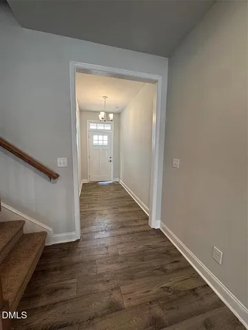 a view of front door