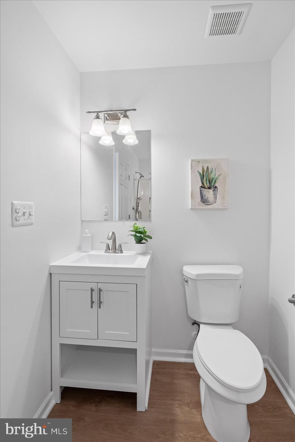 313 Homberg Avenue Baltimore, MD 21221 - Photo 45 of 47 a bathroom with a sink mirror and toilet