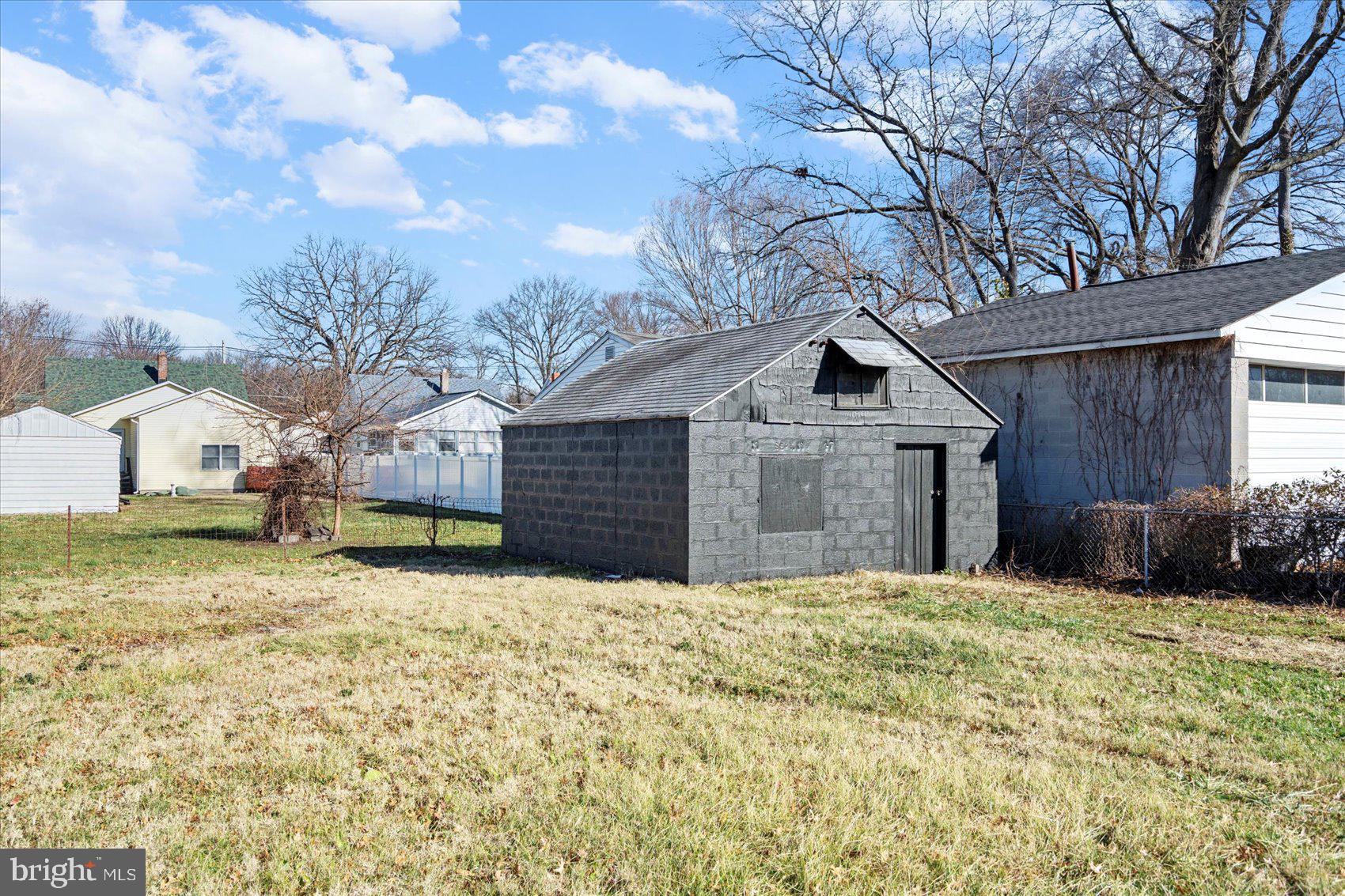 313 Homberg Avenue Baltimore, MD 21221 - Photo 6 of 47 a view of a house with a yard covered with snow in front of house