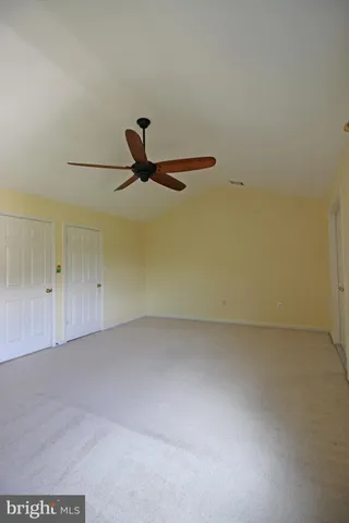 a view of a room with an empty space