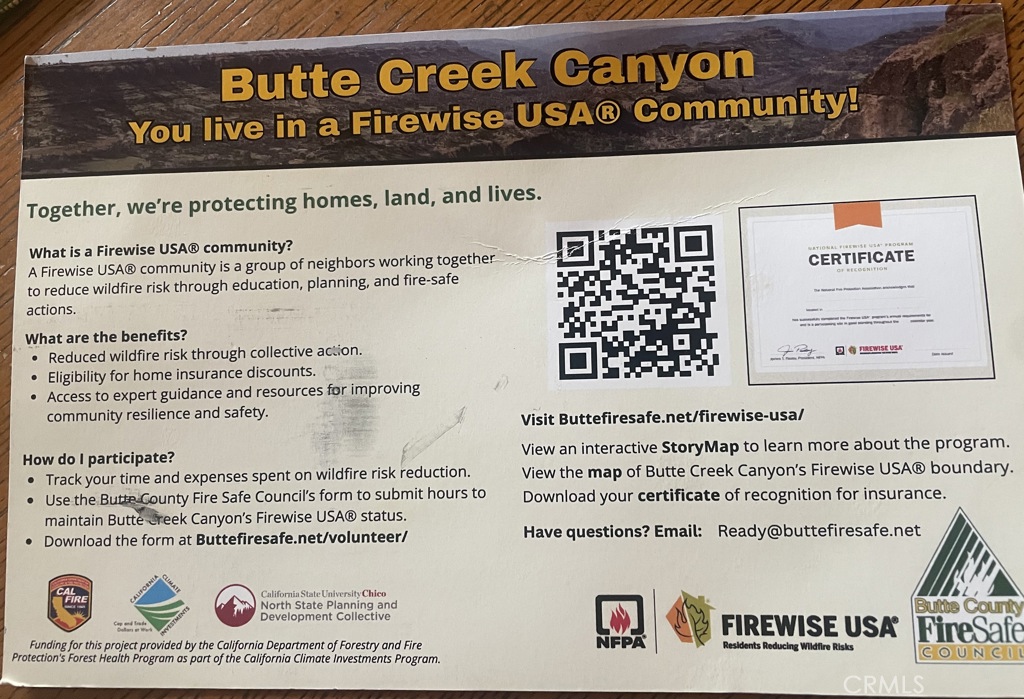 5056 Hooper Lane Chico, CA 95928 - Photo 1 of 57 Firewise Community Doc