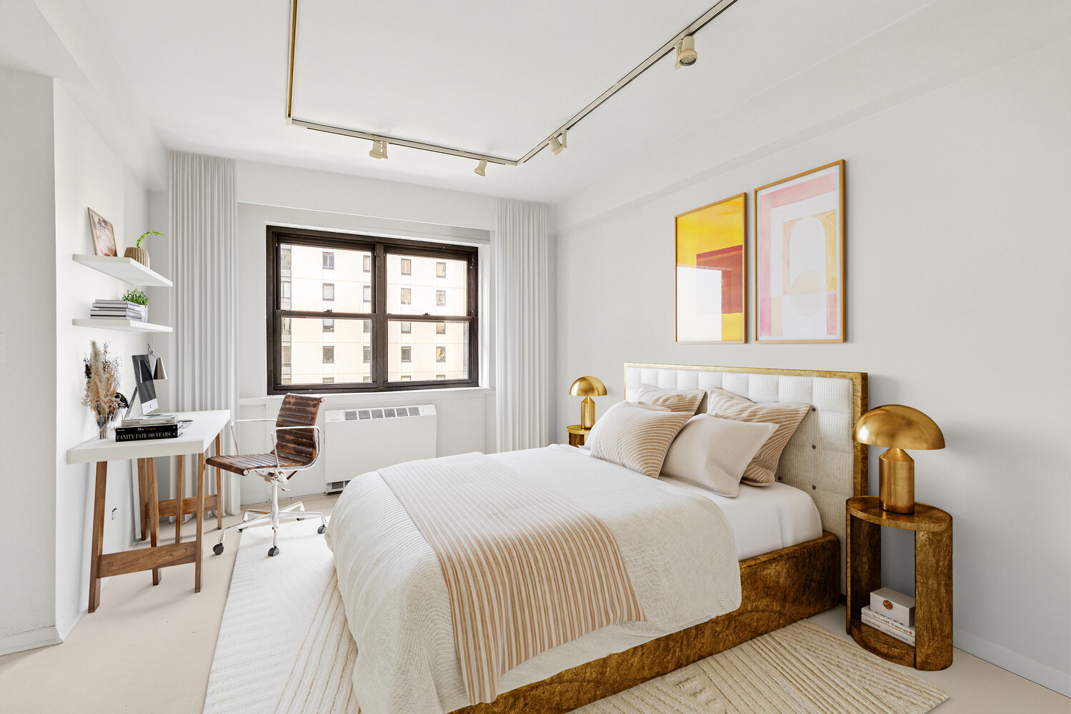 165 East 72nd Street, Unit 11C Manhattan, NY 10021 - Photo 9 of 12 a bedroom with a bed and a window