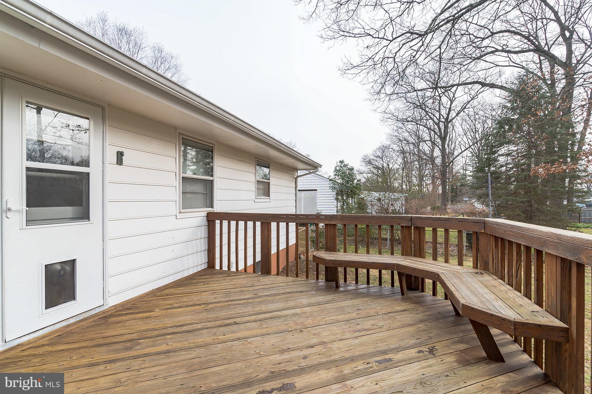 103 Rolling Road Gaithersburg, MD 20877 - Photo 21 of 28 Wood deck off the kitchen!