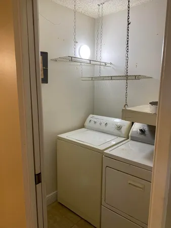 a view of water heater room