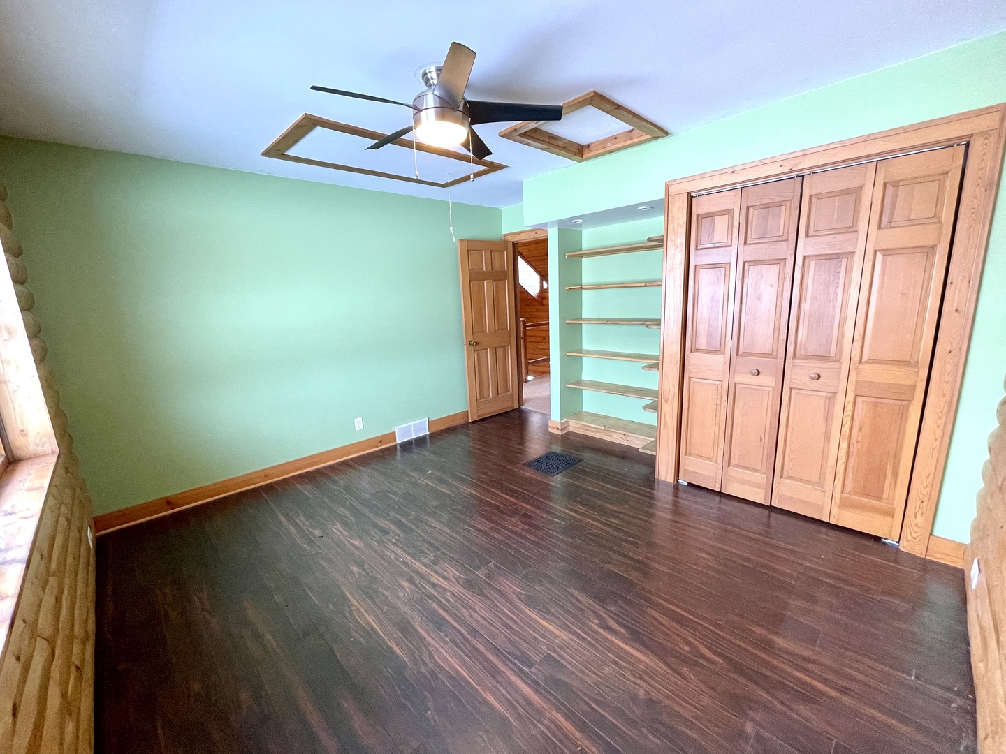 -n575 Pouley Road Elburn, IL 60119 - Photo 15 of 27 an empty room with wooden floor closet and windows