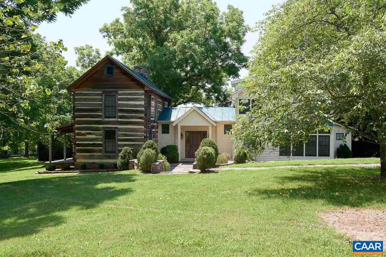 4605 Free Union Road Free Union, VA 22940 - Photo 3 of 28 front view of a house with a yard