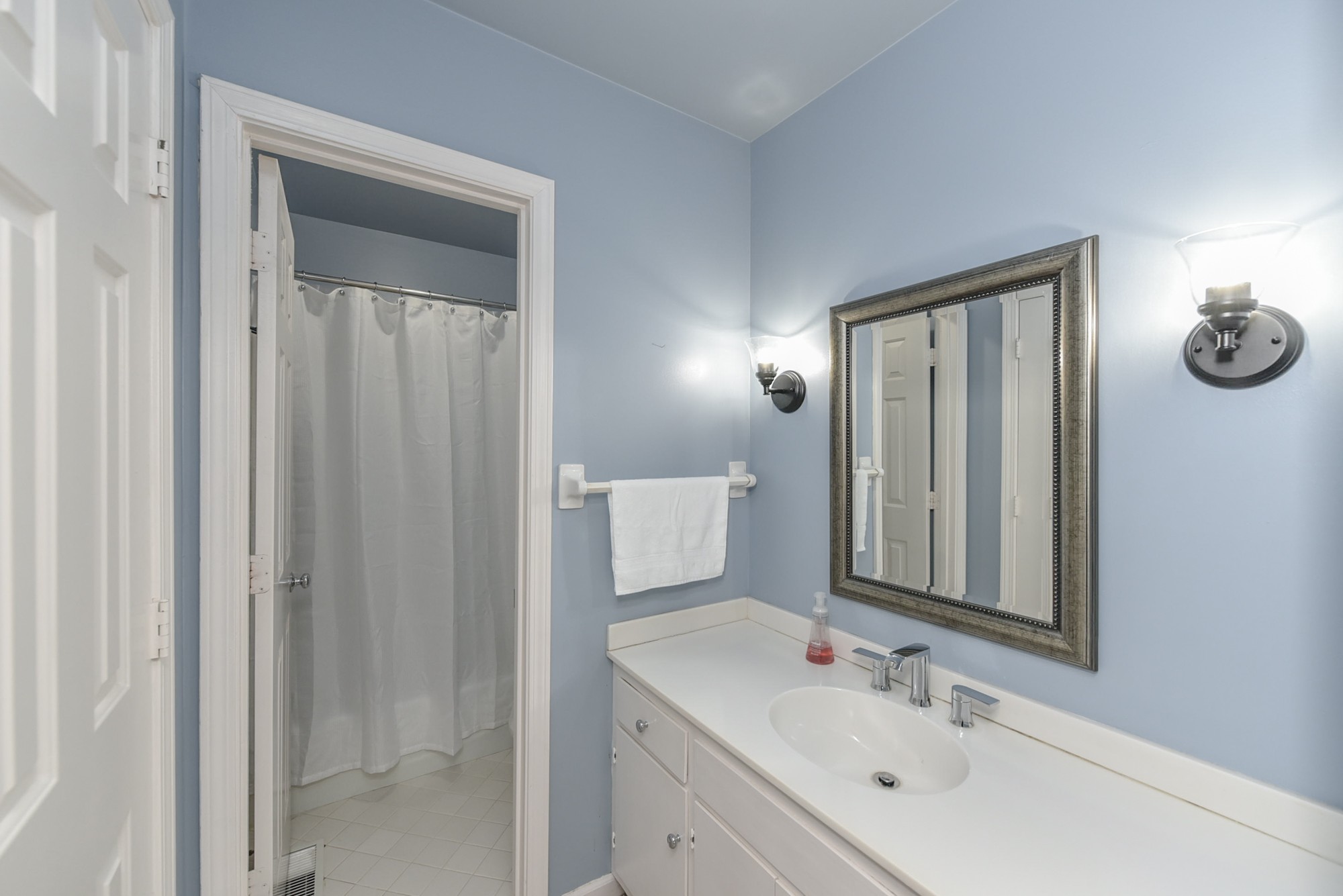 875 General George Patton Road Nashville, TN 37221 - Photo 27 of 42 a bathroom with a sink and a mirror