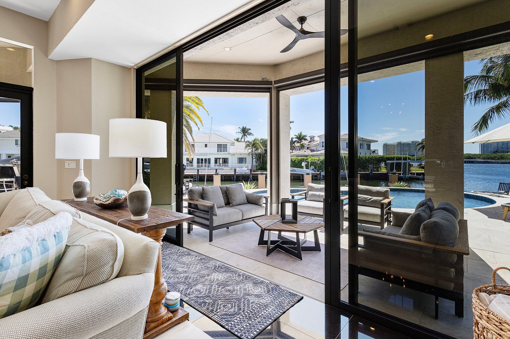 22 Eleuthera Drive Ocean Ridge, FL 33435 - Photo 58 of 92 Patio View from Living Room