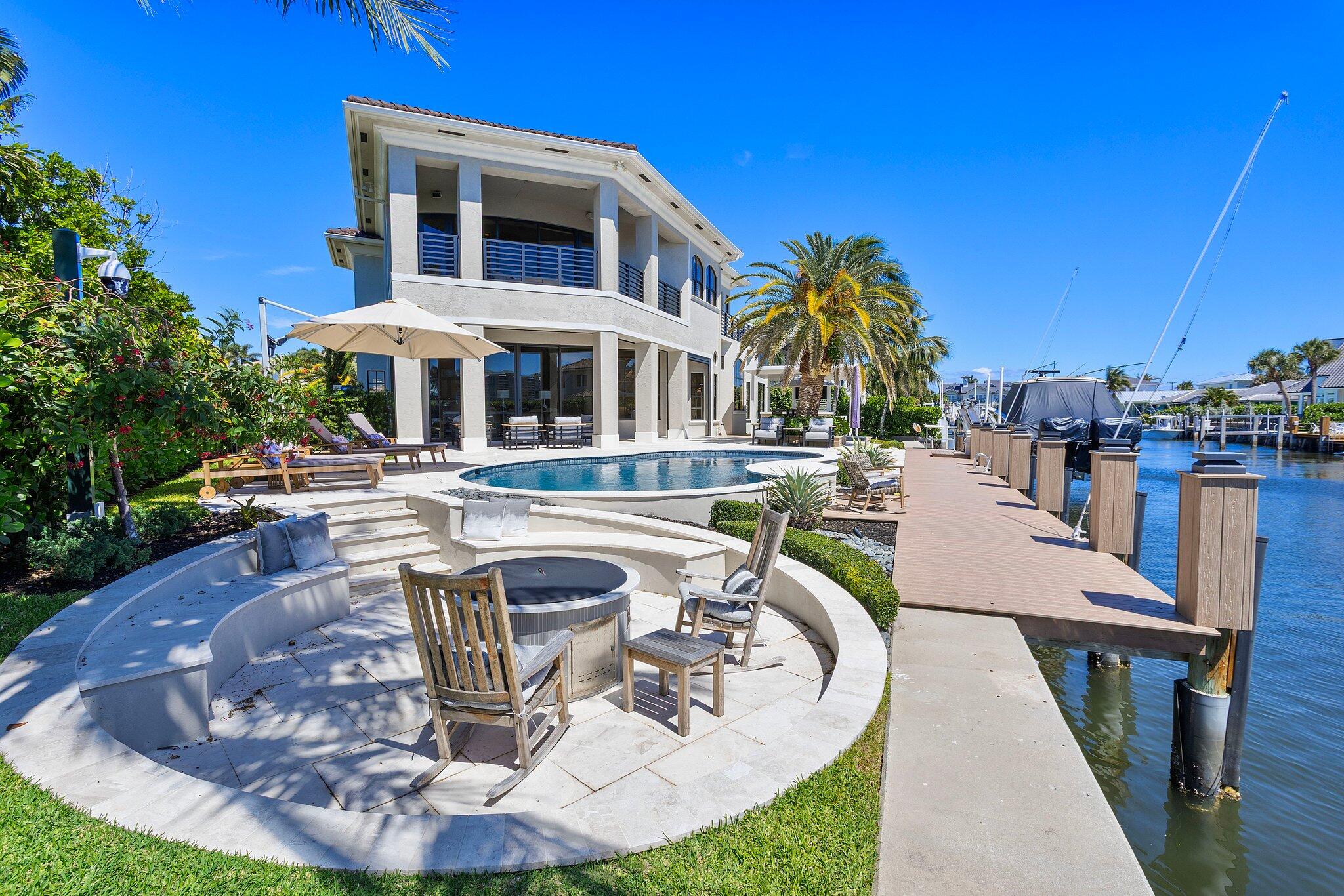 22 Eleuthera Drive Ocean Ridge, FL 33435 - Photo 67 of 92 Fire Pit