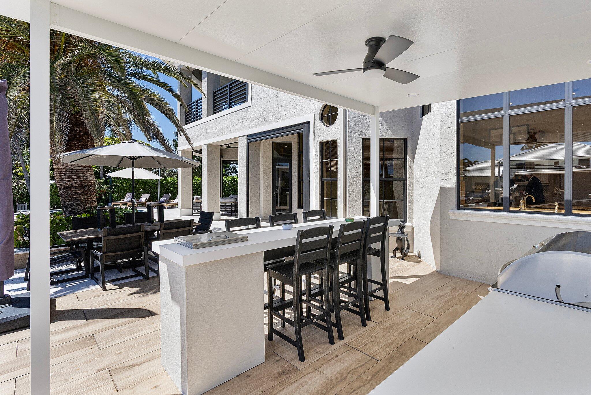 22 Eleuthera Drive Ocean Ridge, FL 33435 - Photo 71 of 92 Outdoor Kitchen and Dining