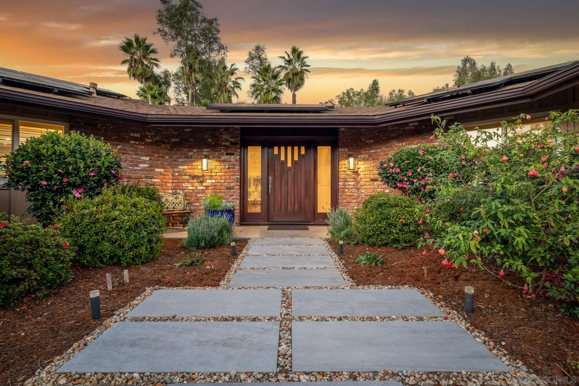 13384 Fallen Leaf Road Poway, CA 92064 - Photo 26 of 27 a view of entryway with garden