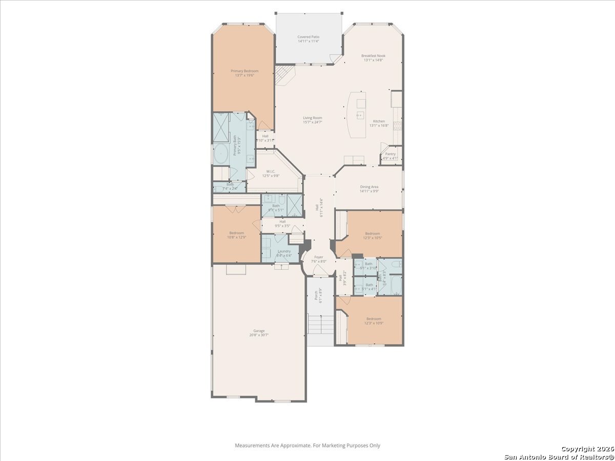 419 Heidelberg Road New Braunfels, TX 78132 - Photo 54 of 62 a picture of a floor plan