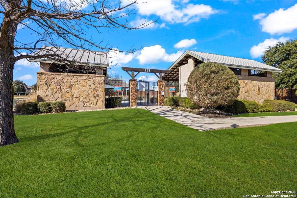 419 Heidelberg Road New Braunfels, TX 78132 - Photo 55 of 62 a view of a house with a yard porch and sitting area