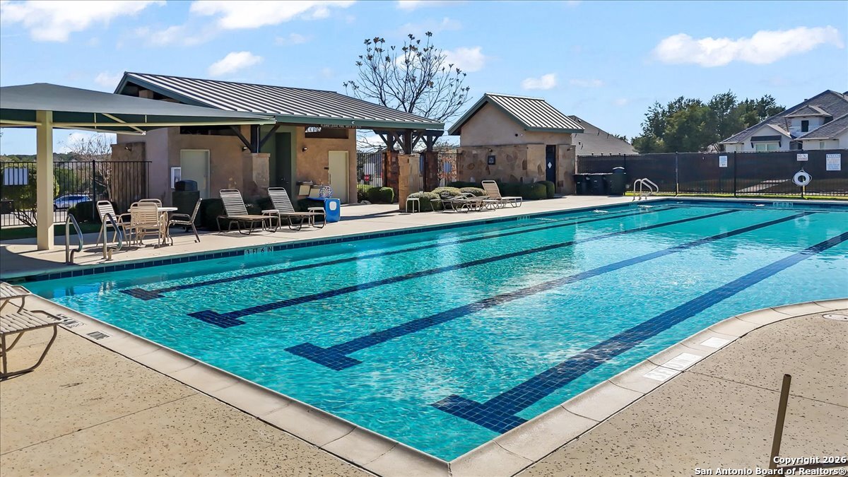 419 Heidelberg Road New Braunfels, TX 78132 - Photo 59 of 62 a front view of a house with garden and sitting area