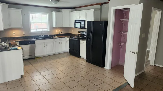 a view of a small space with window