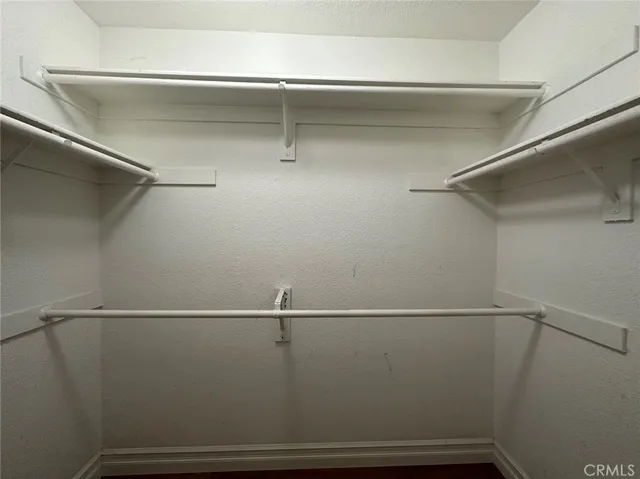 a close view of closet