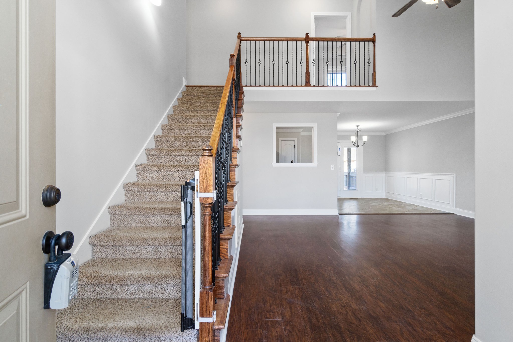 3798 Suiter Road Clarksville, TN 37040 - Photo 3 of 31 a view of entryway and hall with wooden floor