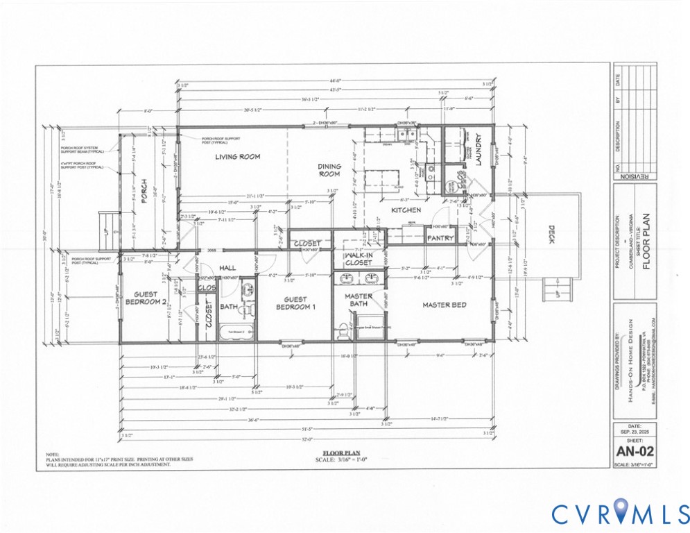320 Vogel Road Cumberland, VA 23040 - Photo 20 of 20 View of floor plan / room layout