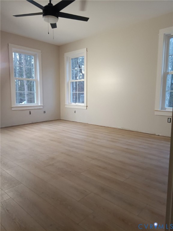 320 Vogel Road Cumberland, VA 23040 - Photo 7 of 20 Unfurnished room featuring wood finished floors, h
