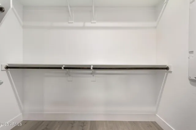 a close view of closet