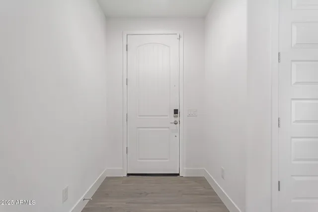 a view of closet area