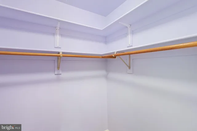 a view of a livingroom from a hallway