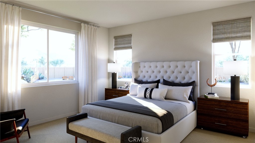 4072 Daisy Lane Banning, CA 92220 - Photo 12 of 15 a bedroom with a bed and a window