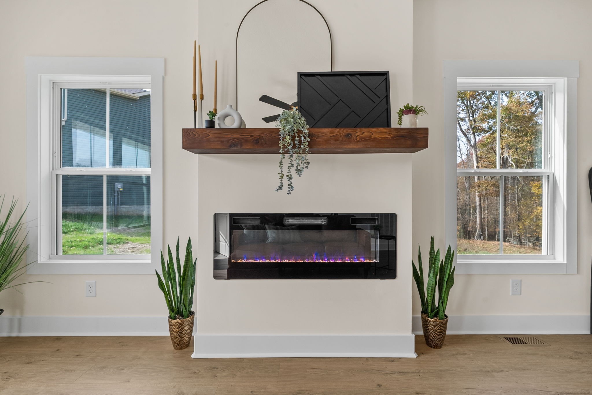 194 Dewberry Road Clarksville, TN 37042 - Photo 8 of 62 a living room with furniture and a fireplace