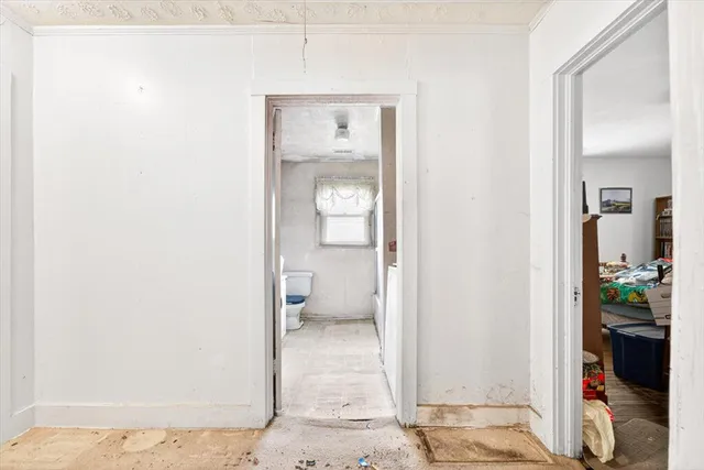 a bathroom with a toilet