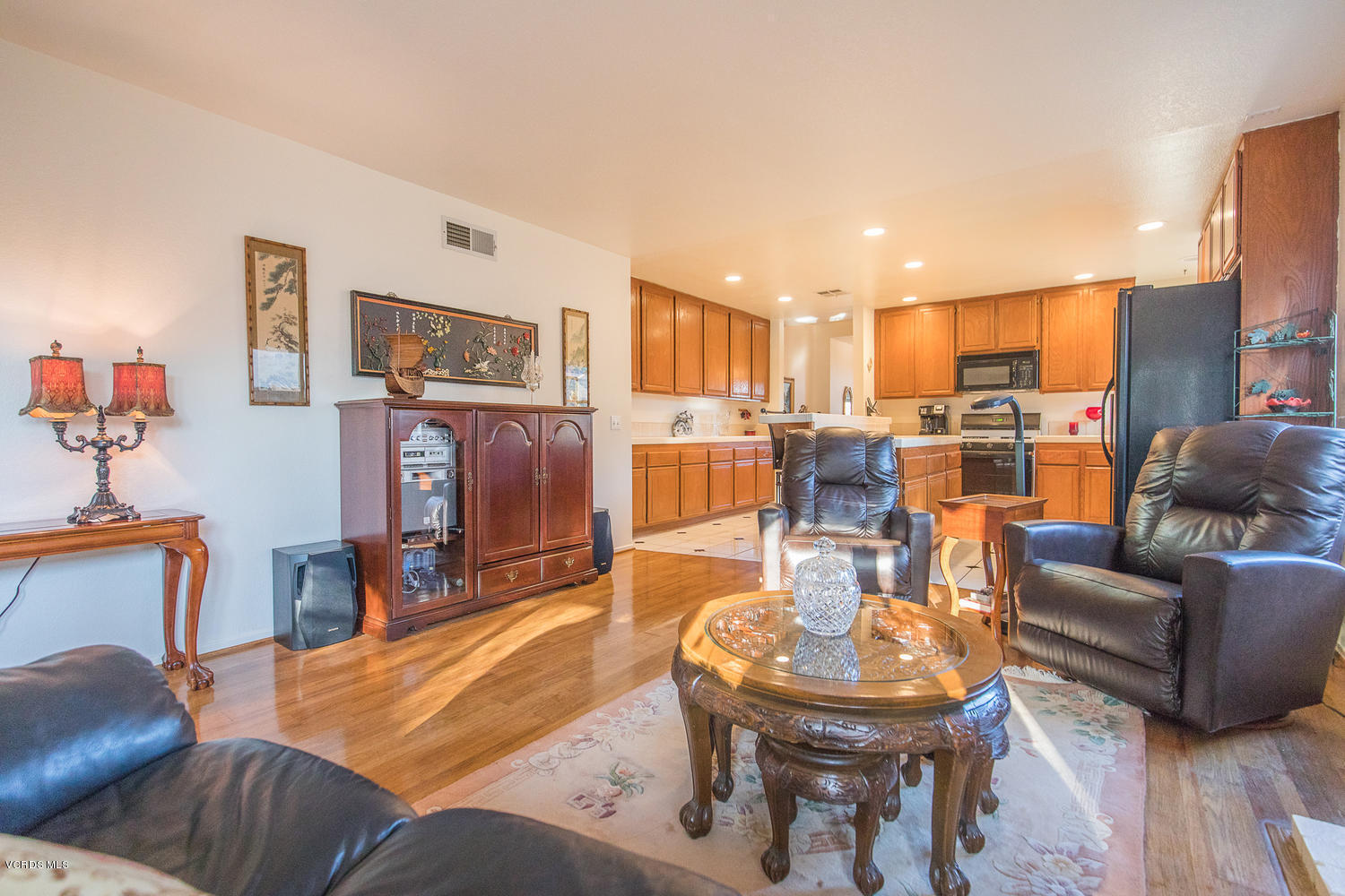 2073 Old Ranch Road Camarillo, CA 93012 - Photo 23 of 47 a living room with furniture and a wooden floor